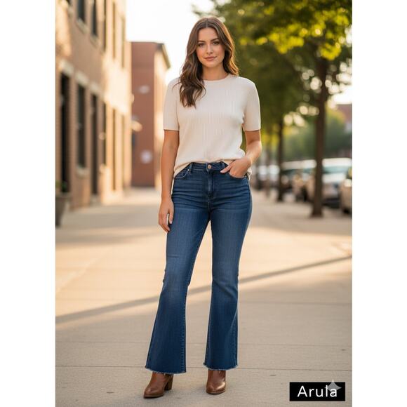 Arula Flare Leg Jeans Sz. 16 - Picture 1 of 7